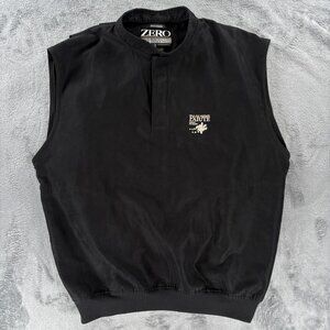 Zero Restriction Vest Men’s Large Black Las Vegas Paiute Golf Resort Sleeveless
